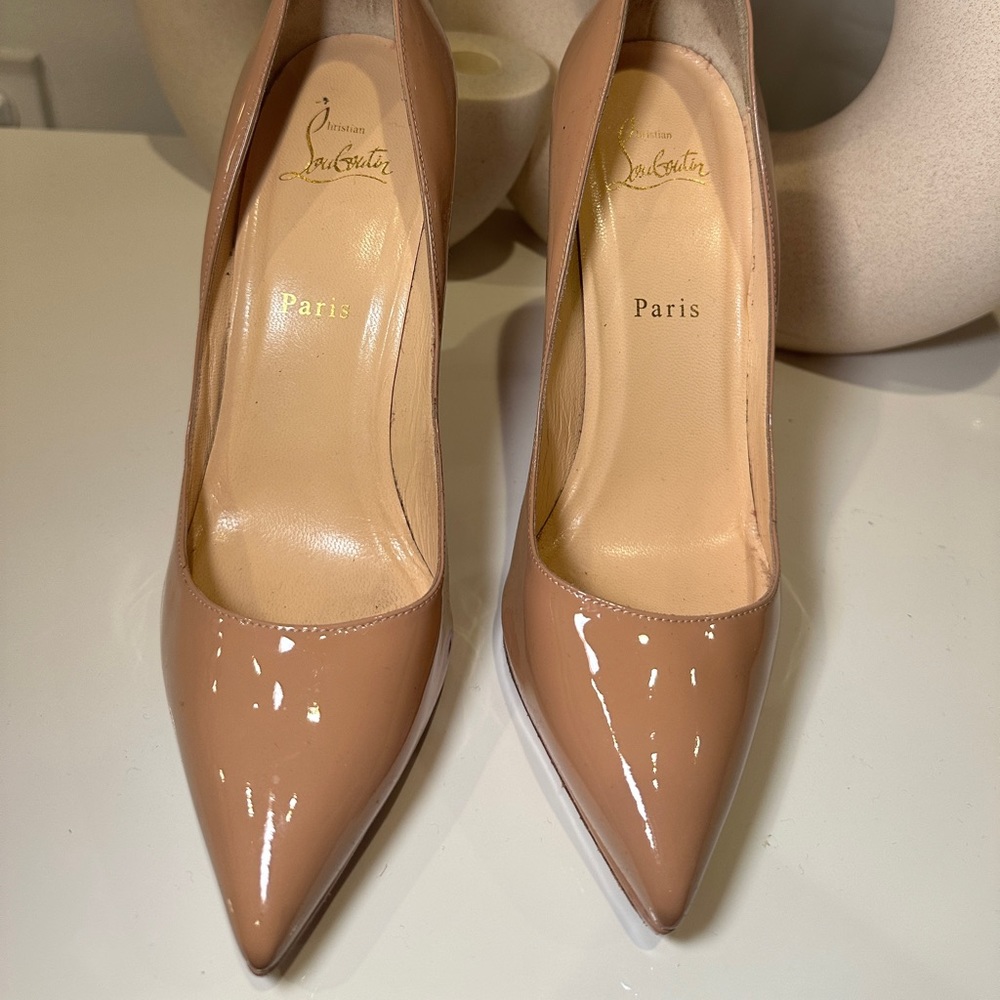 Christian Louboutin 39.5 nude heels - Picture 6 of 7